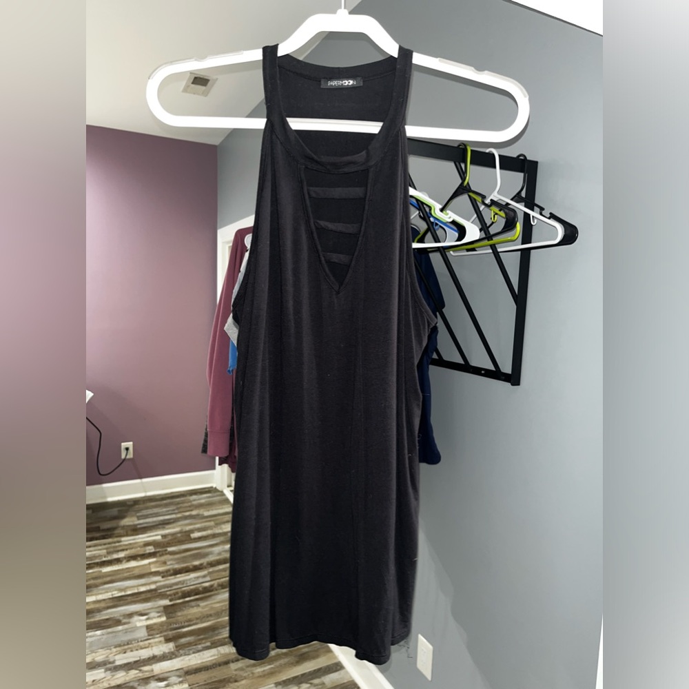 Papermoon black tank top 1X